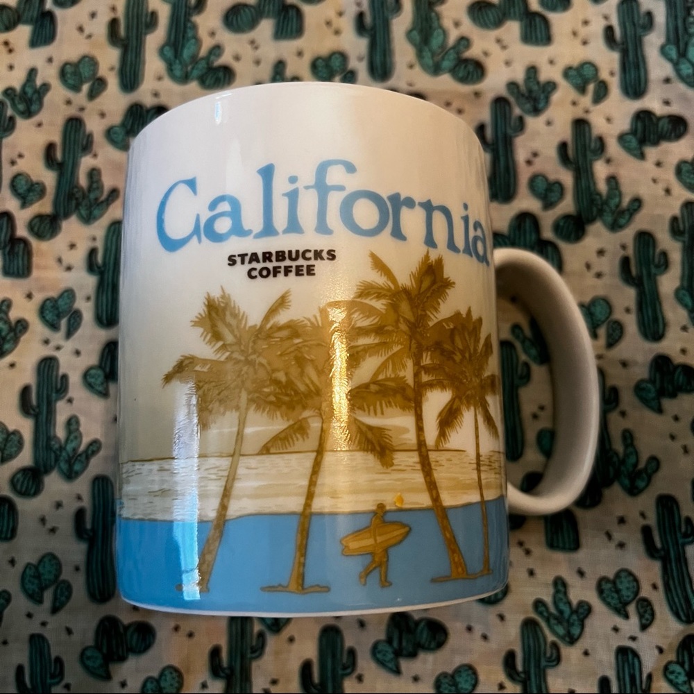 Starbucks 2009 California Collector Series Mug Coffee Cup 16 Ounces